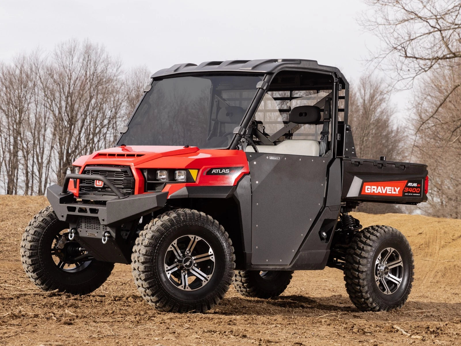 Scratch Resistant Dark Tint Windshield for Gravely Atlas JSV (2023+)