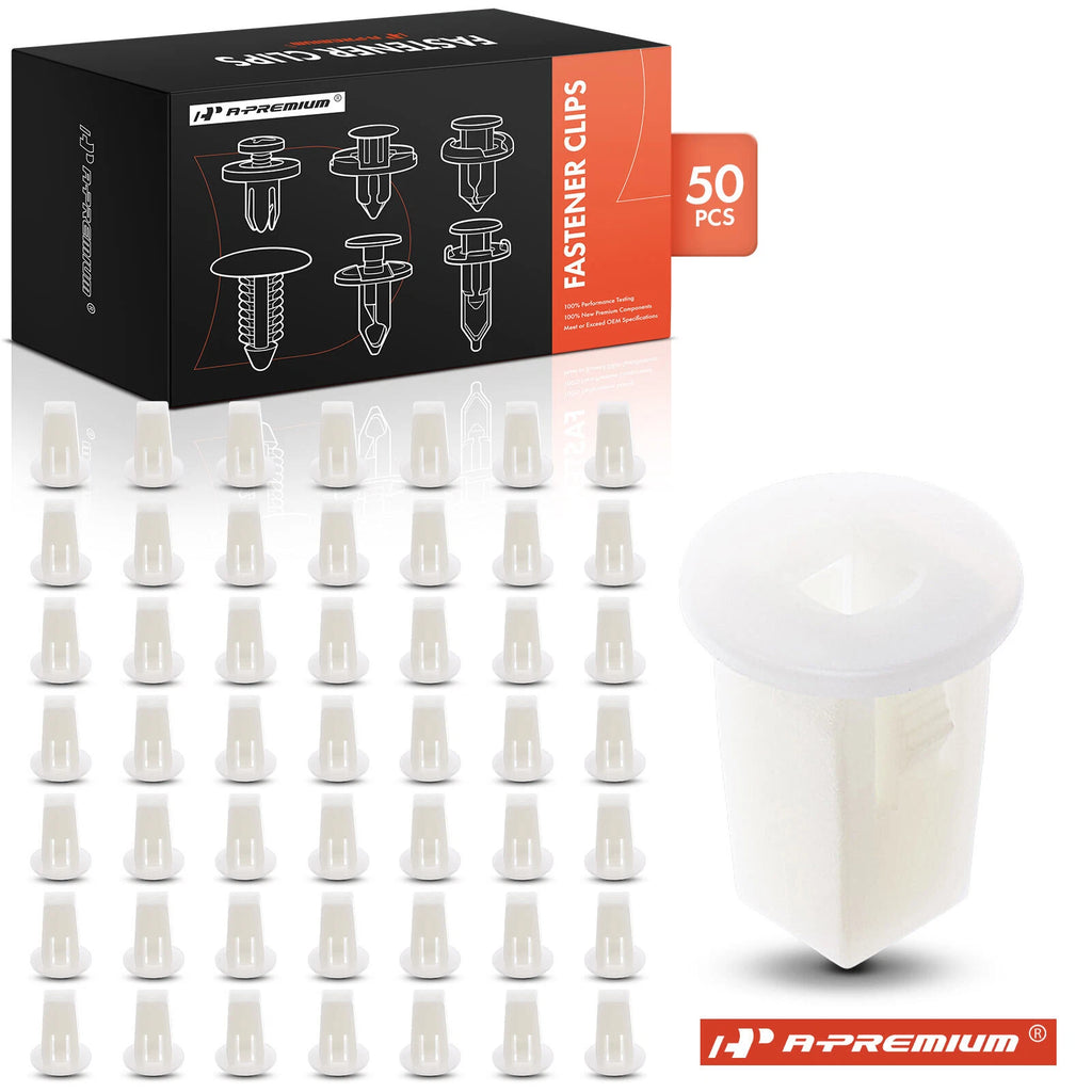 Set of 50 Nylon Rear Bumper Trim Panel Mount Clips for BMW