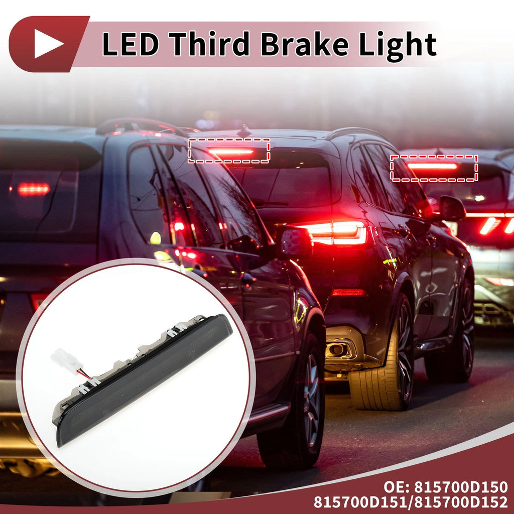 Black LED Third Brake Light for Toyota Yaris Mk3 (2012–2020) No. 815700D150