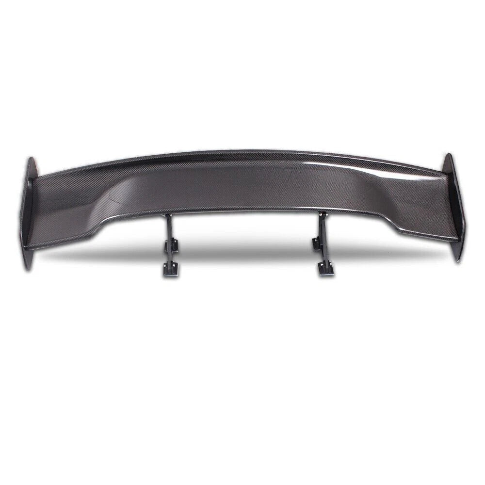 57" JDM Racing GT RS Carbon Fiber Rear Trunk Spoiler Wing