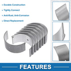 Set of 8 Connecting Rod Bearings for Mitsubishi (MD030516)