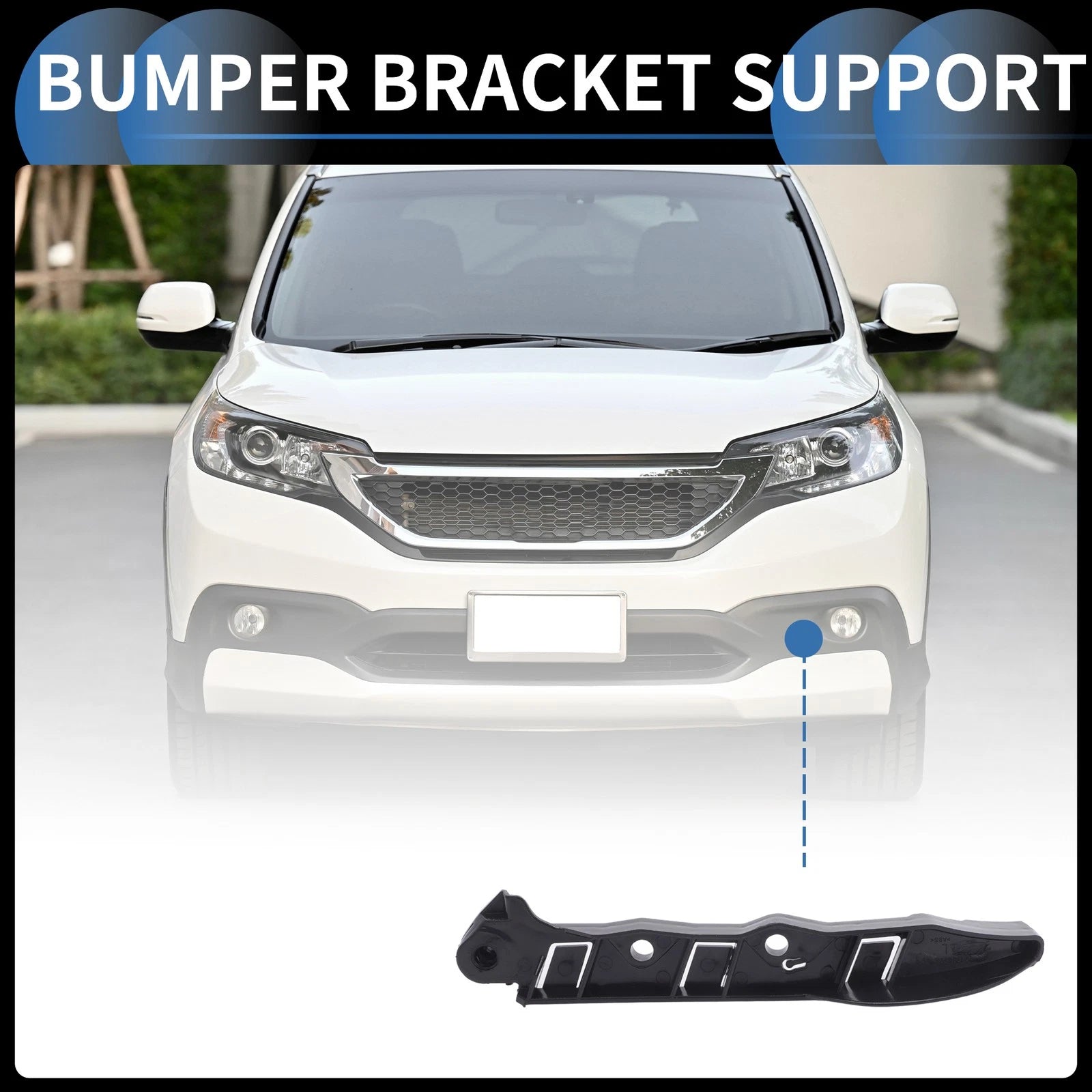 1pc Left Front Bumper Retainer Bracket No. 51117178077 for BMW 550i (2008–2010)