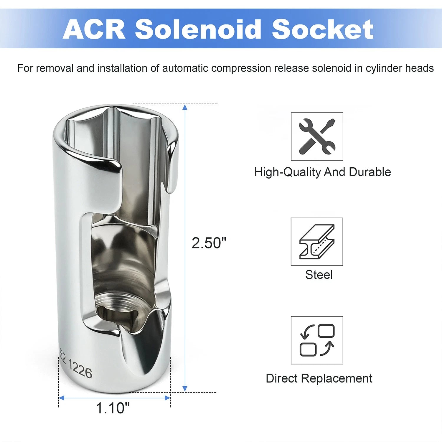 Automatic Compression Release Socket Tool for Harley Twin Cam (2007–2017)