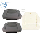 Front Seat Cover & Driver Foam for Jeep Wrangler (2007–2012) Gray