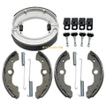 Front Rear Brake Shoes w/Pins Kit for Honda Fourtrax 300 TRX300FW (1988–2000)