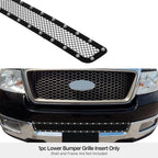 Lower Bumper Grille Insert for Ford F-150 (2004-2005) - Stainless Black Mesh