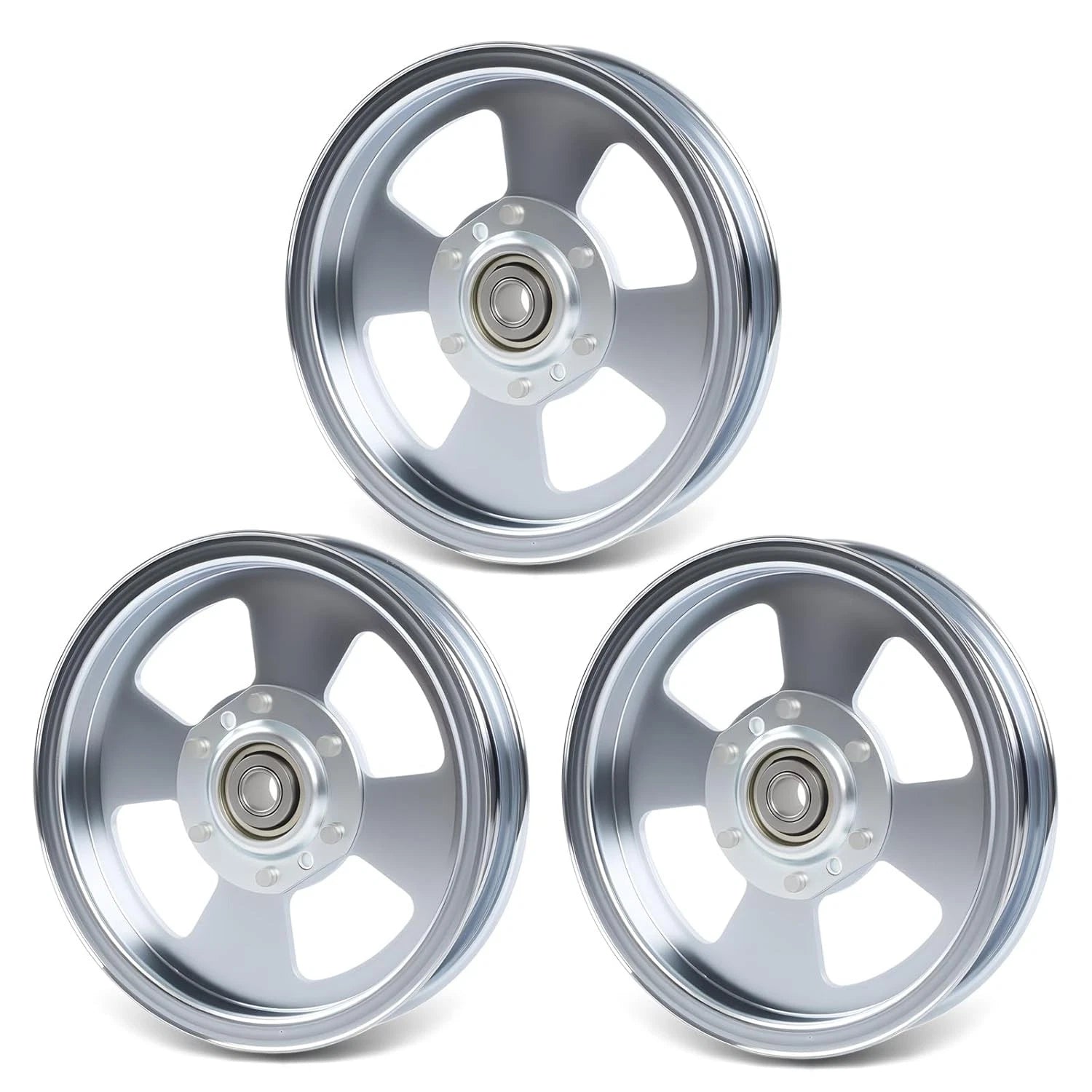 3X Flat Idler Pulley for Ferris 48" 52" 61" 72" Deck Lawn Mower (5102831, 5104717)