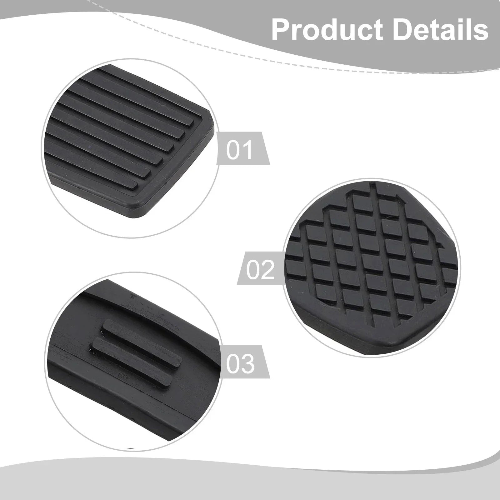 Clutch Pedal Pad Set for Honda Civic (1992–1995)