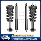 Front Quick Strut-Rear Complete Shocks for 2014-2018 Chevy Silverado 1500 4WD