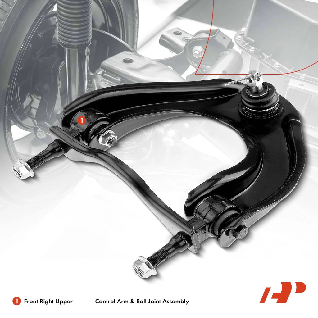 Front Right Upper Control Arm with Ball Joint for Honda Civic CRX (1988–1991)