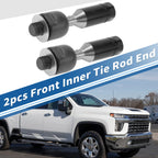 2 Pcs Front Inner Tie Rod End Links for Isuzu Ascender (2003–2008) EV80965