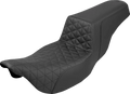 SADDLEMEN Extended Reach Step-Up Seat for FLH/FLT (2008–2024) - Black