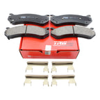 Set of 4 TRW Pro Ceramic Brake Pads for Cadillac Chevrolet GMC Hummer