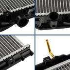 Radiator for Toyota Corolla and Chevrolet Prizm 1.8L (1998–2002)