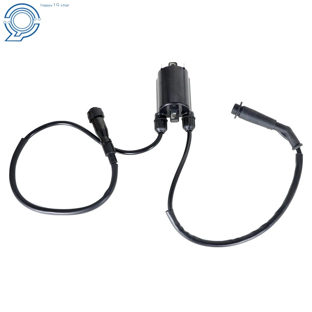 Set of 2 Ignition Coils & Spark Plug Caps for Honda Shadow VLX (1988-2007)