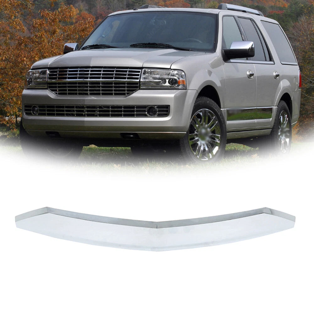 Chrome Front Hood Bezel Molding Trim for Lincoln Navigator (2007-2014)