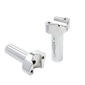 4" CNC Straight Handlebar Risers for Harley Sportster Dyna Softail (2004-2023)