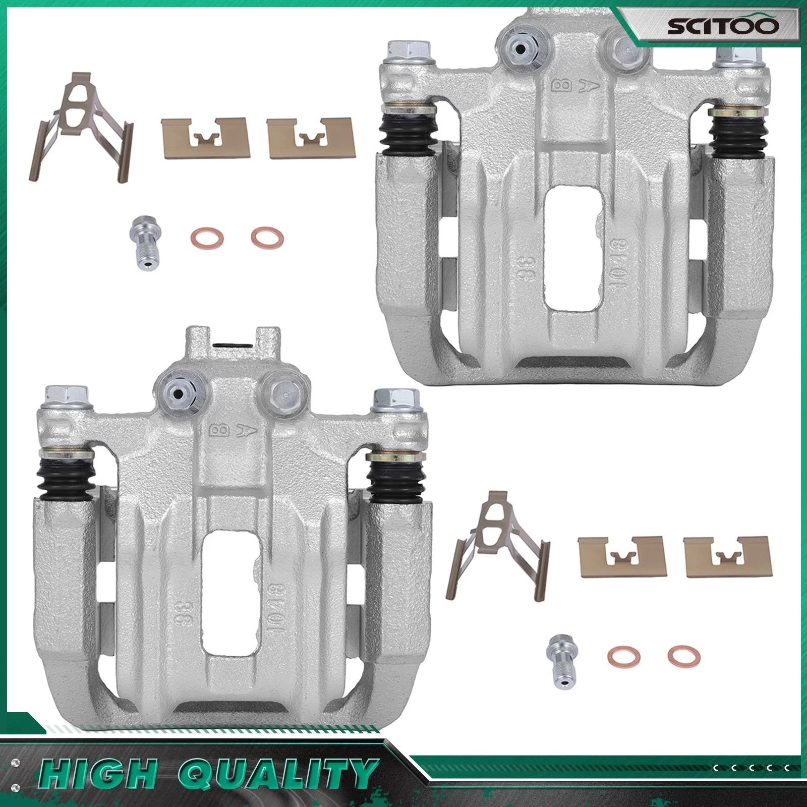 Rear Brake Calipers w/ Bracket for Honda CR-V (2005–2006)