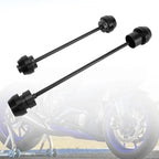 Axle Slider Wheel Protector Set for Yamaha YZF-R7 (2021–2023) CNC Black