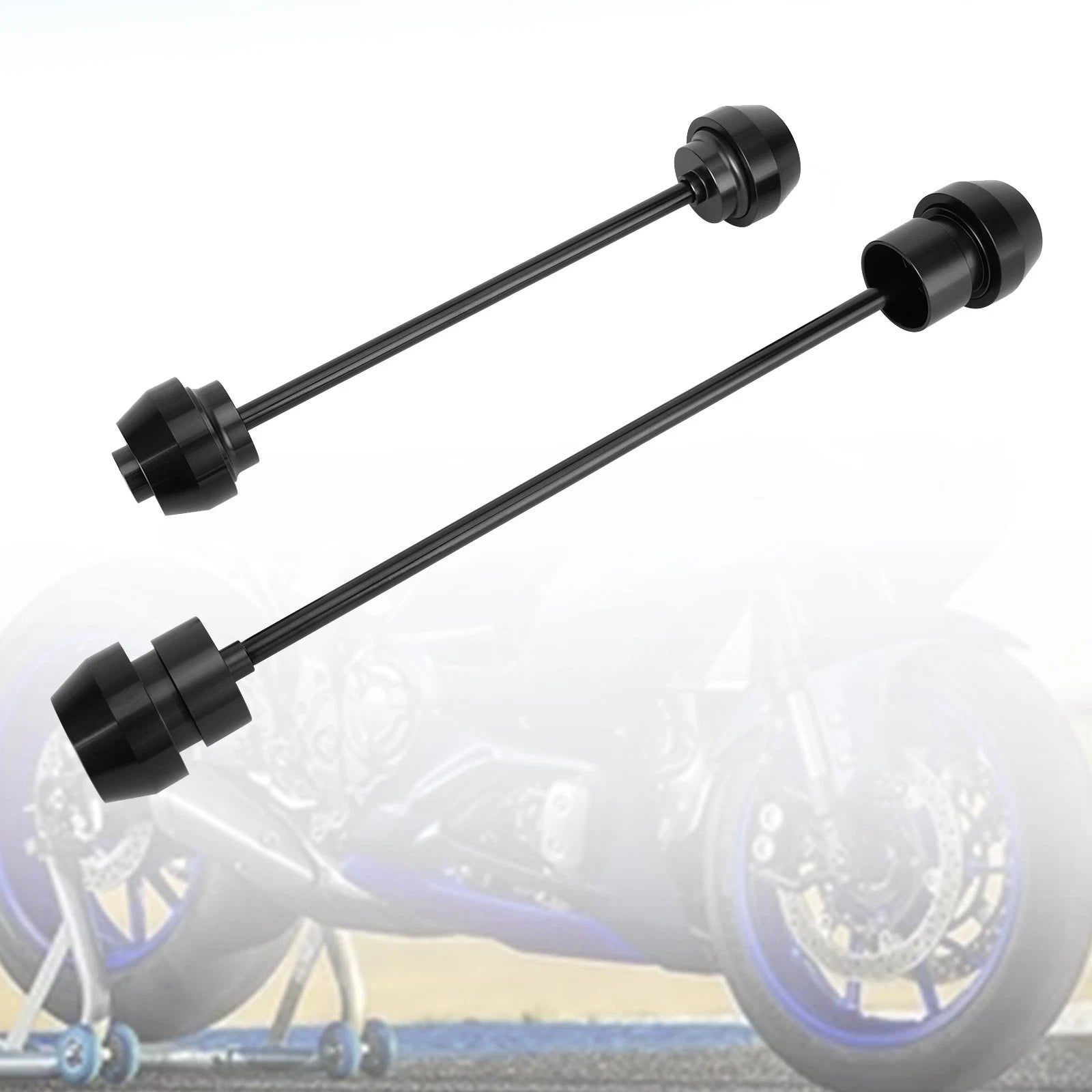 Axle Slider Wheel Protector Set for Yamaha YZF-R7 (2021–2023) CNC Black