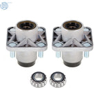 2X Front Wheel Hub Kit Bearing Seals for Club Car DS (1982-2002)