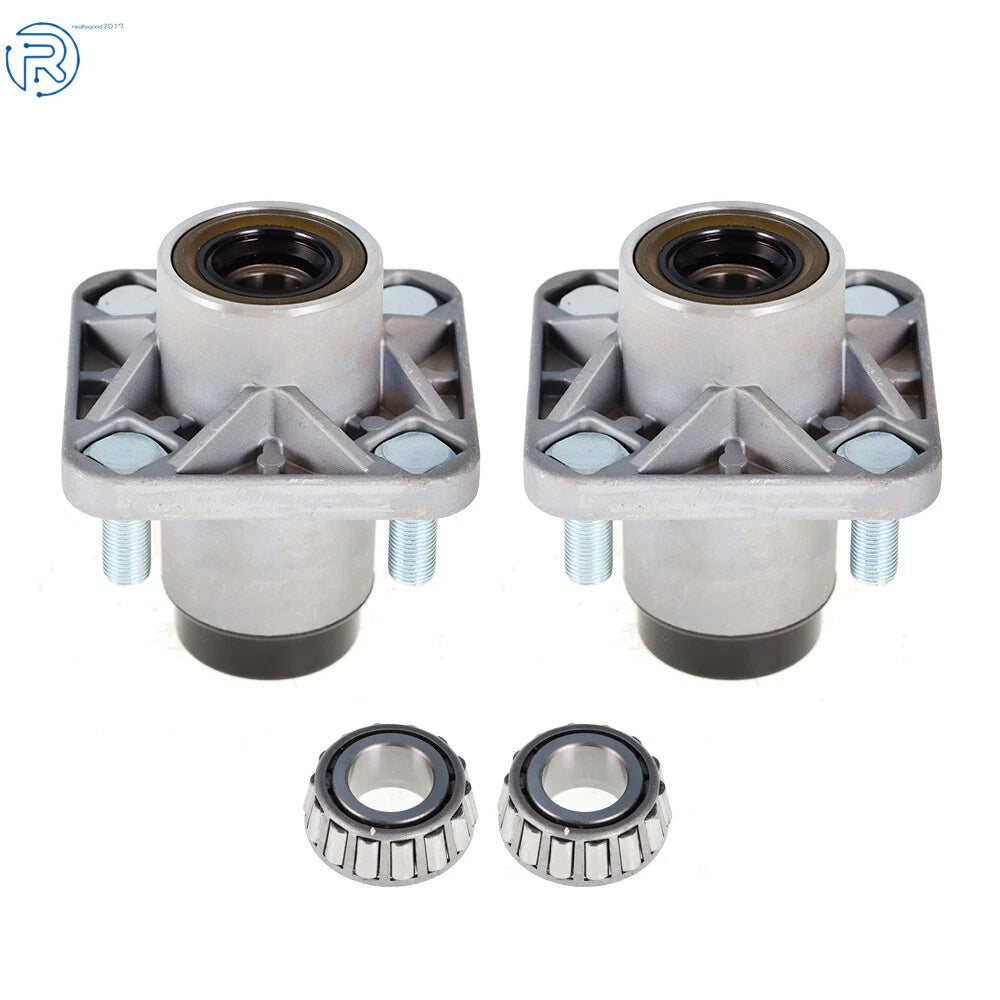 2X Front Wheel Hub Kit Bearing Seals for Club Car DS (1982-2002)