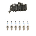 Set of 6 Hitachi Ignition Coils & Bosch Double Platinum Spark Plugs for Tucson (2005–2010)
