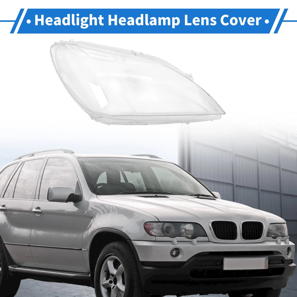 1 Pc Headlight Lens Cover for BMW 6 Series M6 (2010–2015) PC Clear