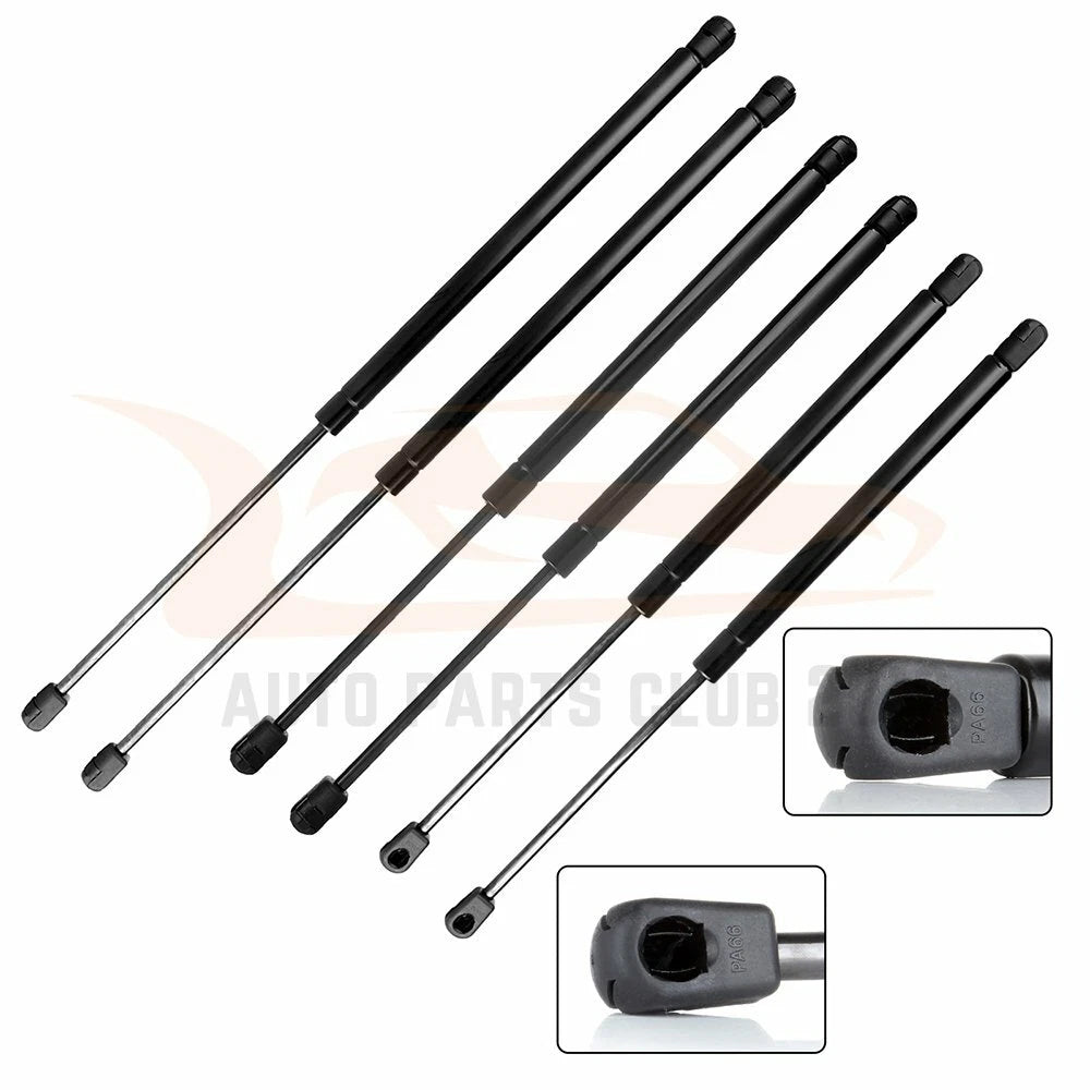Set of 6 Lift Supports for Hyundai Santa Fe (2001–2006)
