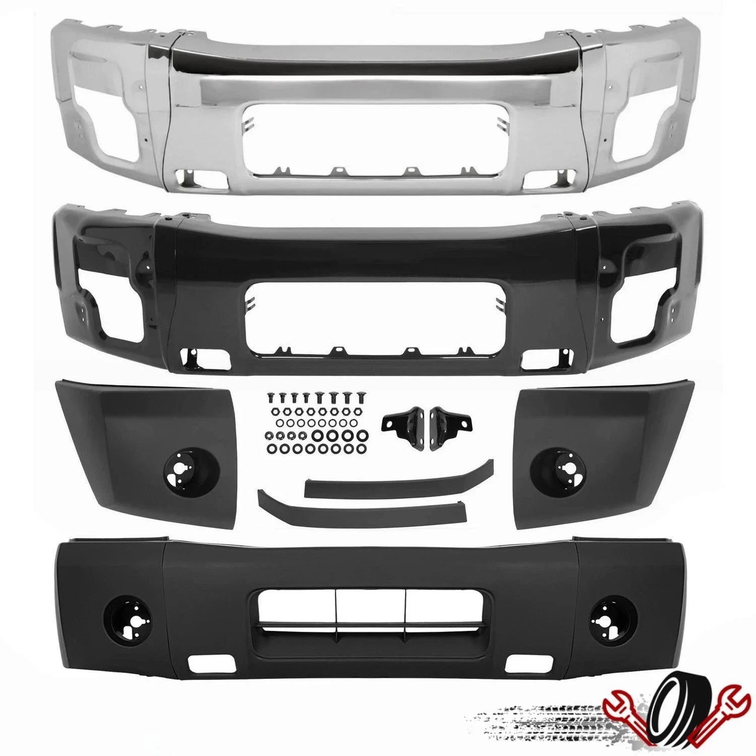 Front Bumper End Cap for Nissan Titan Armada (2004–2015)