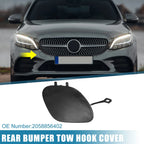 Front Bumper Tow Hook Cover 2058856402 for Mercedes-Benz C300 C200 C180 (2015–2021)