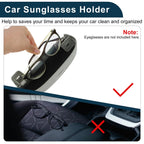 Set of 1 Car Sunglasses Case for Ford Puma MK2 ST Line X (2020–2025) ABS Gray