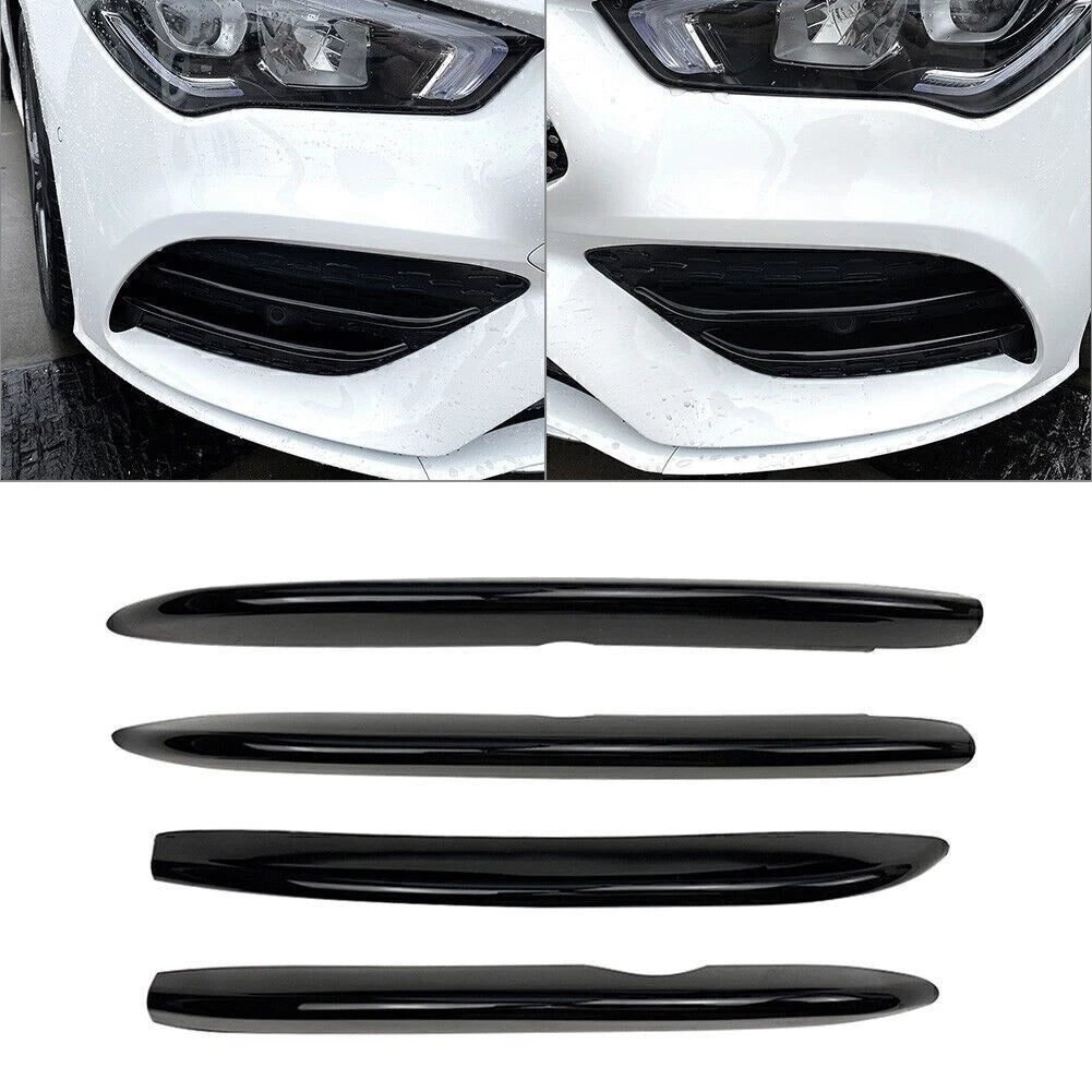 Set of 4 Front Fog Light Decorative Cover Trim for Mercedes Benz CLA C118 (2021–2023)