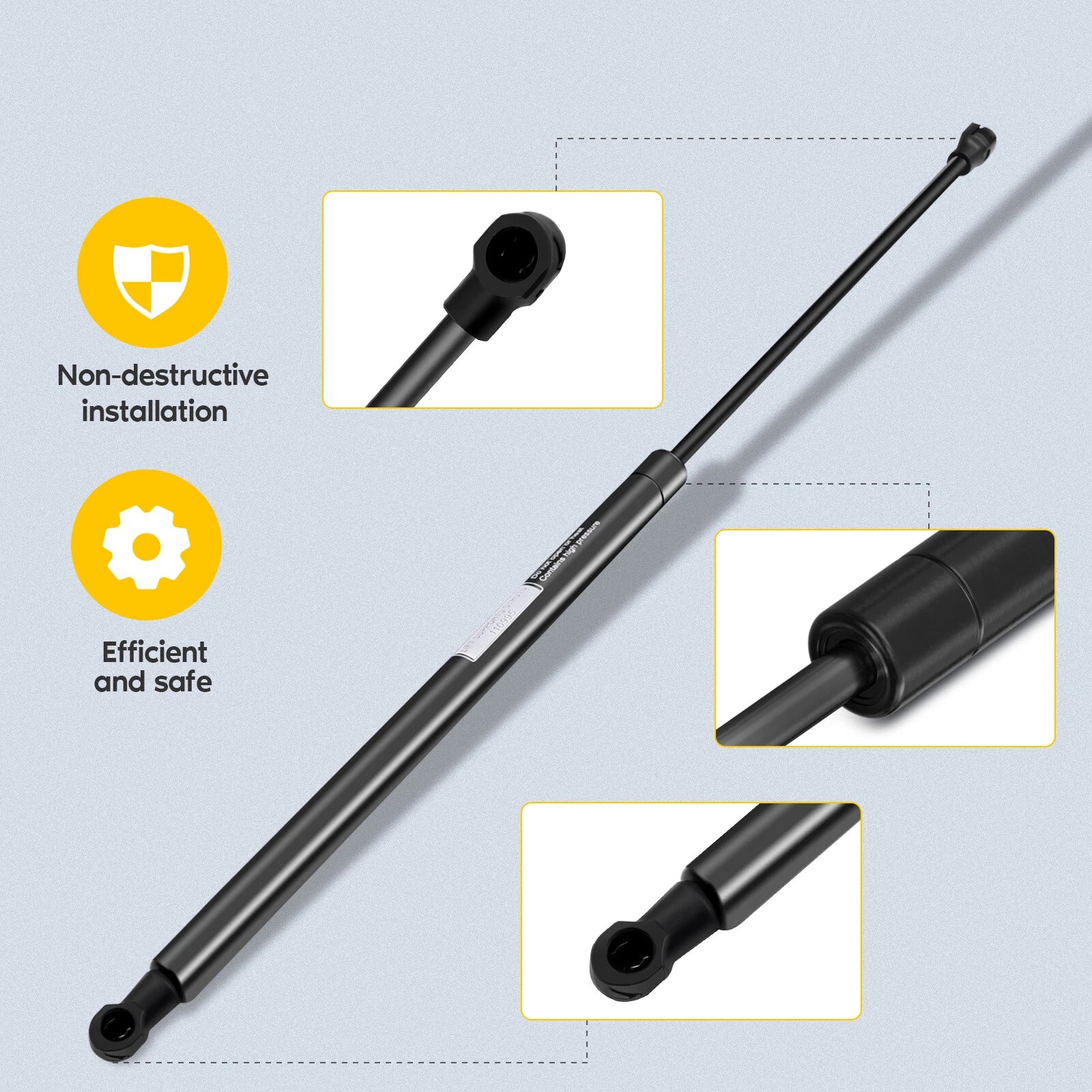 2X Front Hood Lift Support Struts for Lexus LS460 LS600 (2007–2012)