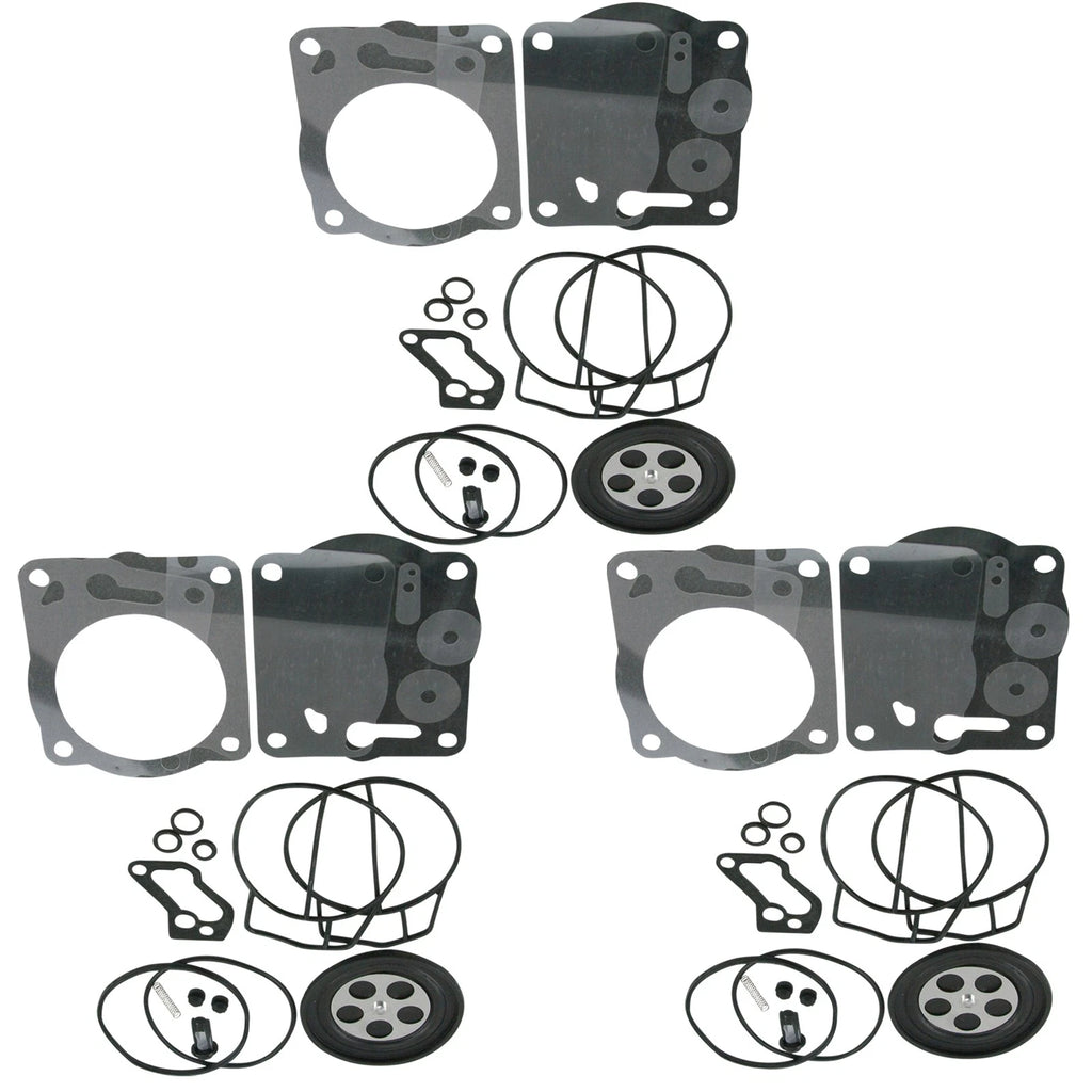 Triple Mikuni Carb Rebuild Kit for Yamaha XL XLT 1200 GP1200R GPR1200 (1996–2002)