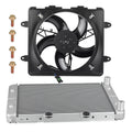 Aluminum Radiator & Cooling Fan for Polaris Sportsman 700 800 EFI (2004–2014)