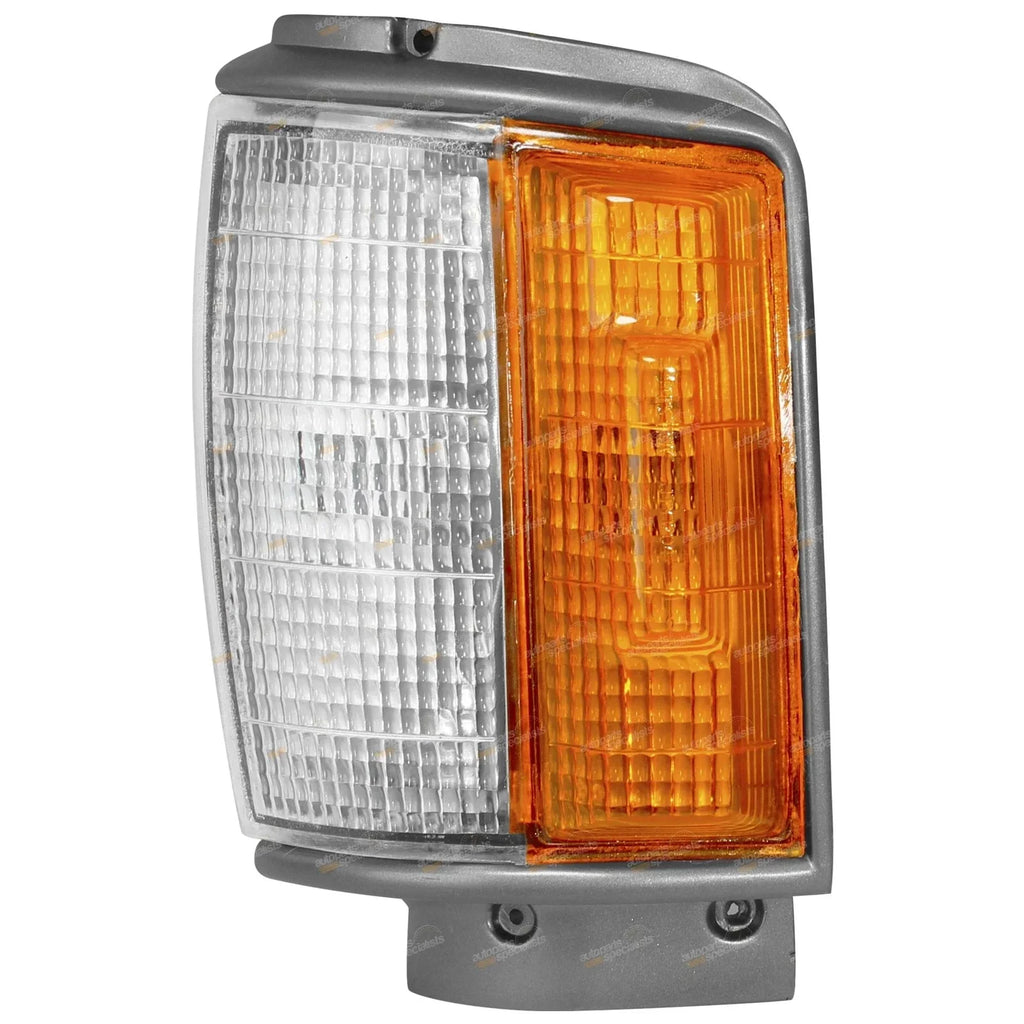 LH Corner Parker Light Lamp Grey Trim for Toyota Hilux (1983-1989)