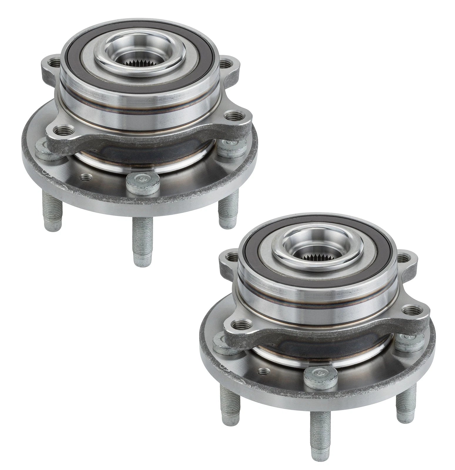 Set of 2 Front Moog Wheel Bearing Hub Assemblies for Ford Taurus SHO (2013–2016)