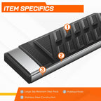 Set of 2 Side Step Pads for Ford Transit 150 250 350 (2015–2024)