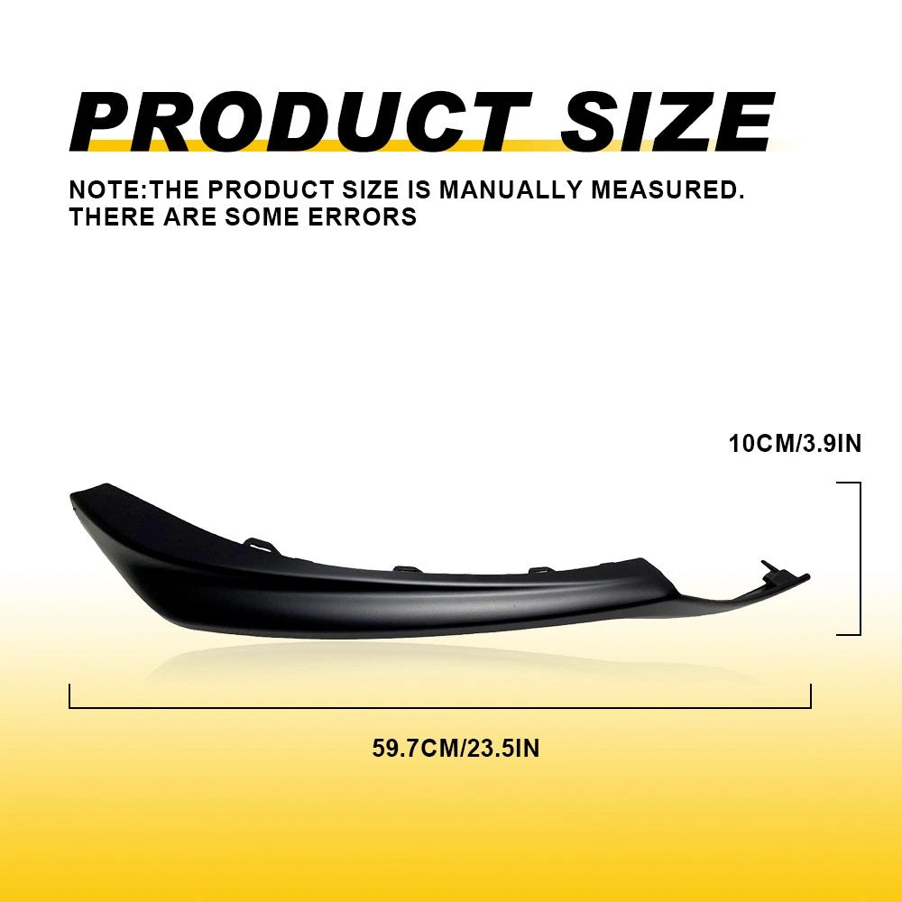 Driver Side Front Bumper Lower Grille Trim for Toyota Camry (2021–2023)