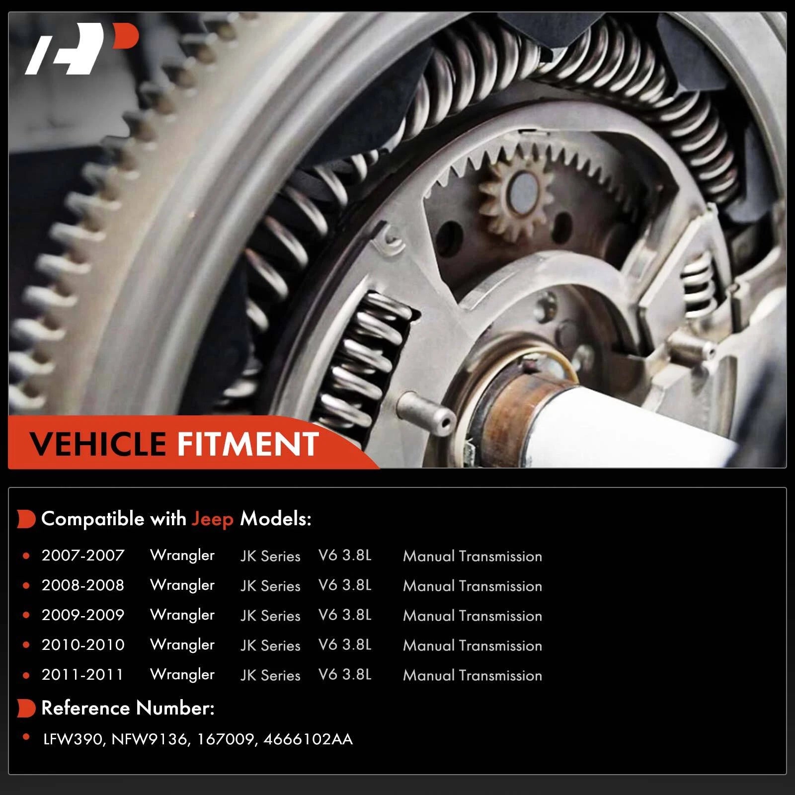 Clutch Flywheel for Jeep Wrangler (2007-2011)
