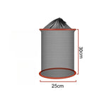 Fishing Keep Net Foldable Minnow Trap 25x60cm Nylon