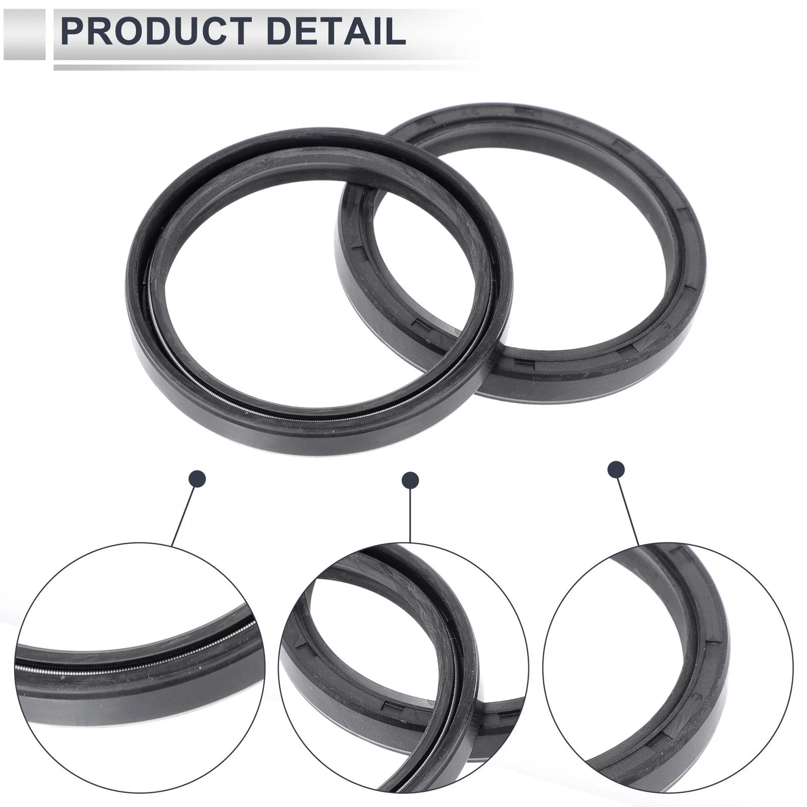 Set of 5 Oil Seal Rotary Shaft Seal NBR Rubber 45x55x7mm