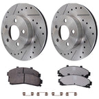 Front Brake Disc Rotors & Pads Kit for Mazda B4000 B3000 Ranger 4WD