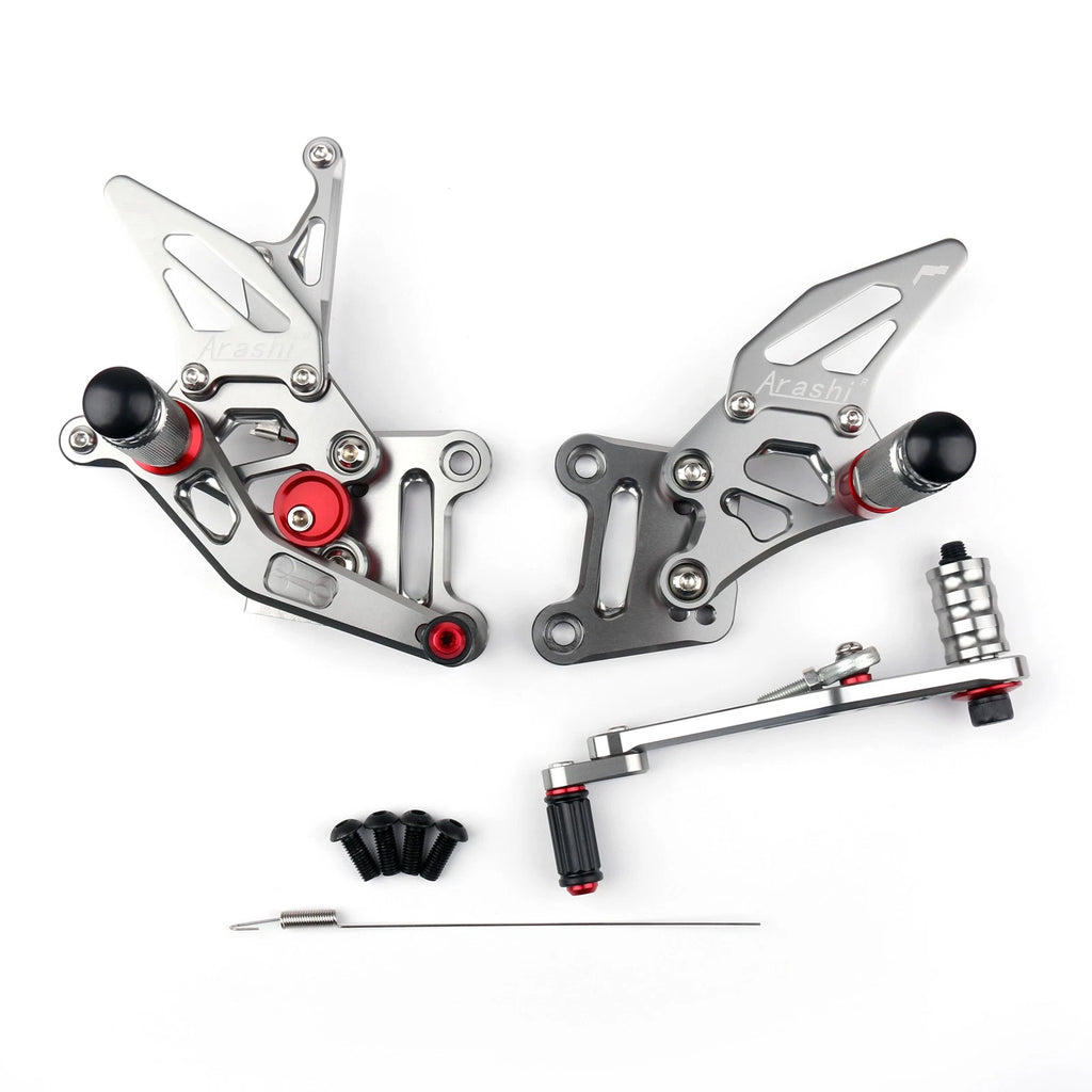 Adjustable Rearsets Foot Pegs for Suzuki GSXR GSX-R 1000/R/X (2017–2023)