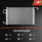 A/C Condenser with Bracket for Buick Century Olds Cutlass Ciera (1995-1996)