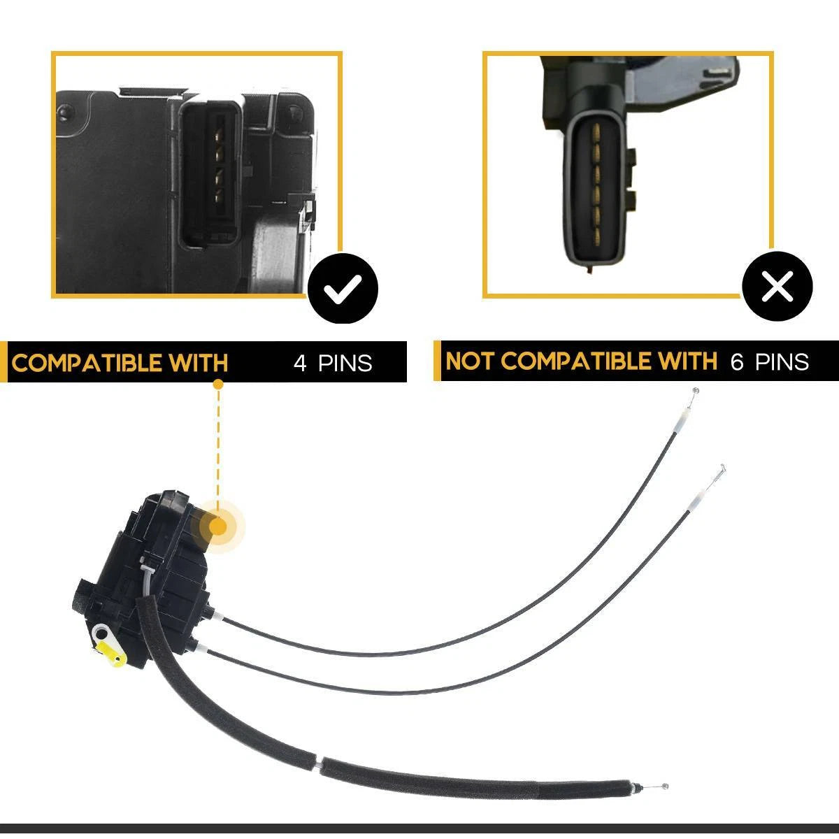 Front Left Door Lock Actuator for Nissan Versa (2007-2011)