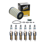 Wix Engine Oil Filter & Denso 6 Iridium Spark Plugs for W203 C280 C350 (2001–2007)