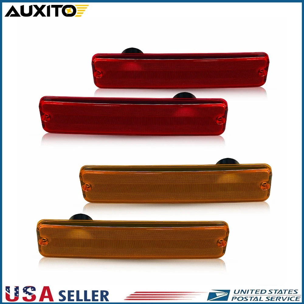 Set of 4 Side Marker Lights for Jeep CJ5 CJ7 CJ6 (1972–1980)