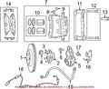 Set of 4 Genuine OEM Mopar Front Disc Brake Pads for Dodge Charger (2014–2022)
